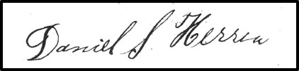 Daniel S Herren signature